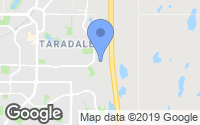 Map of Parkdale, AB